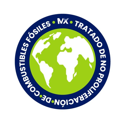 Logotipo Tratado MX de No Proliferación de Combustibles Fósiles