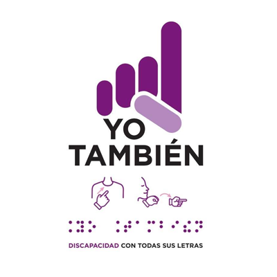 Logotipo Yo También, Discapacidad con Todas sus Letras